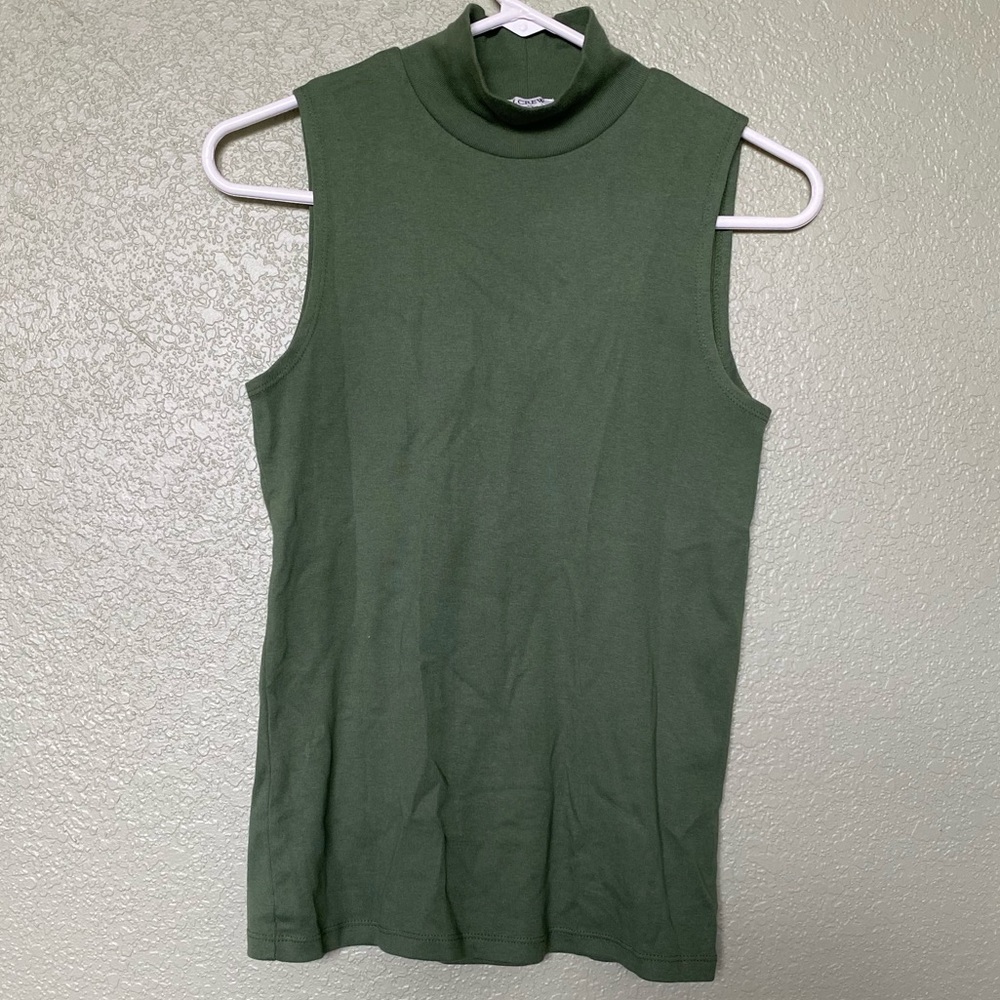 J. Crew Sleeveless Mockneck